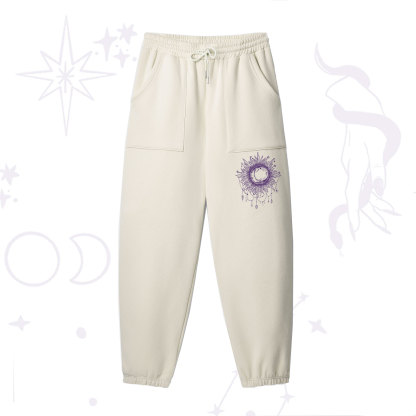 Purplehecate Starry Eye Fleece Sweatpants