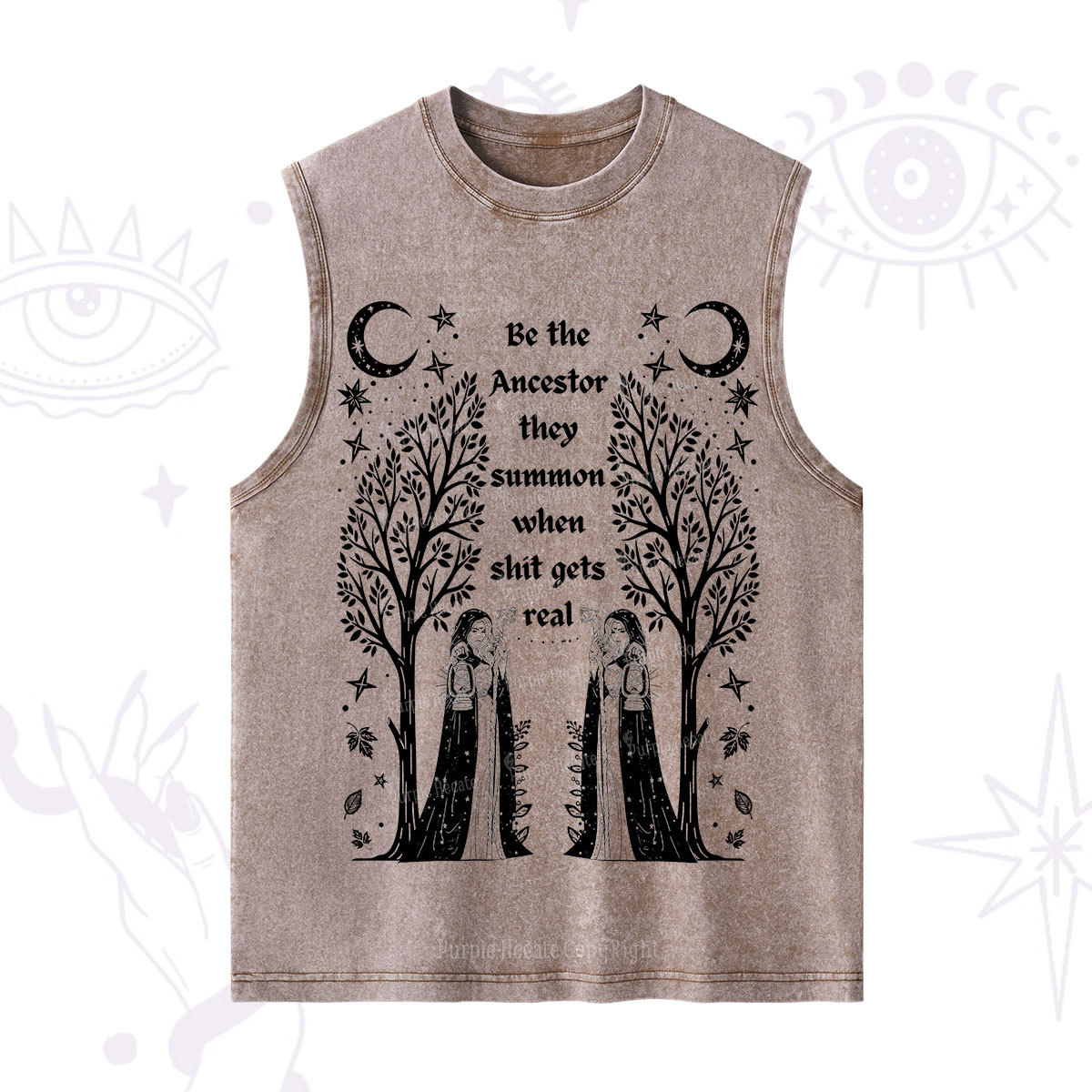 Purplehecate Be The Ancestor They Summon When Shit Gets Real Washed Tank