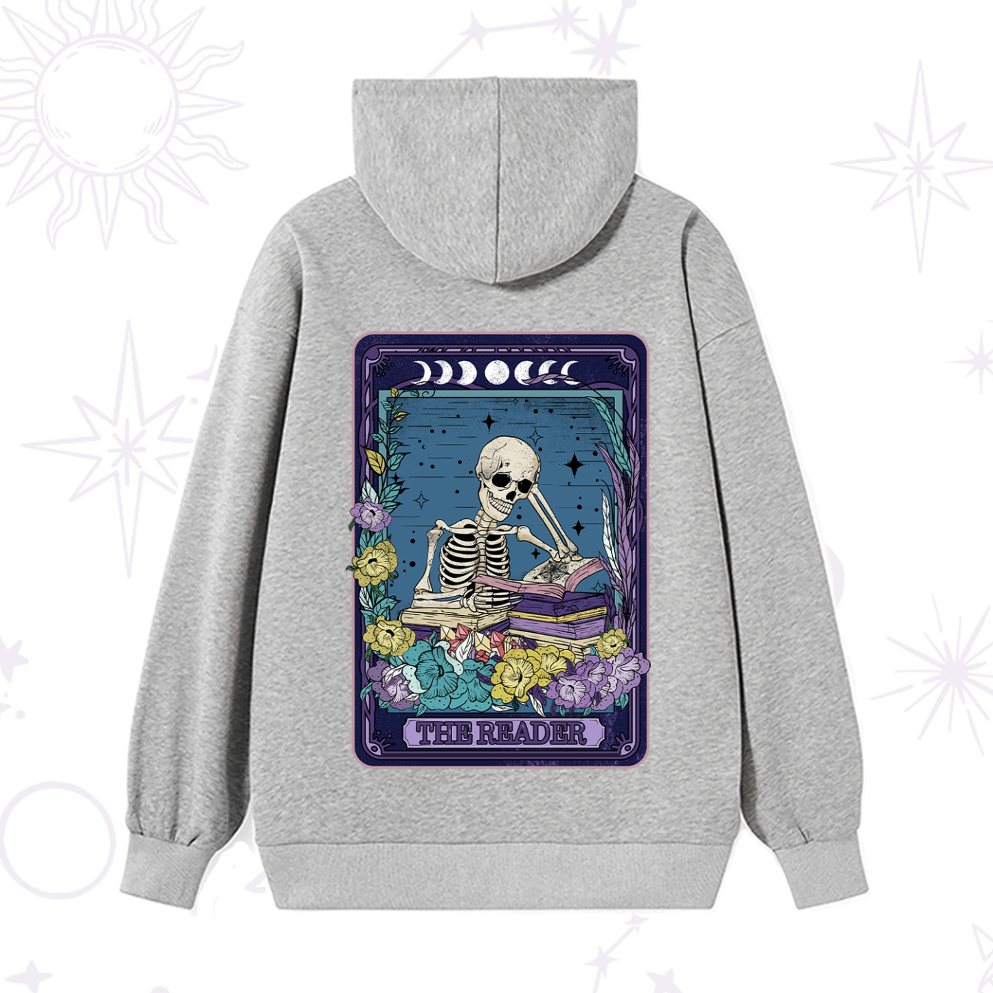 Purplehecate The Reader Tarot Card Hoodie