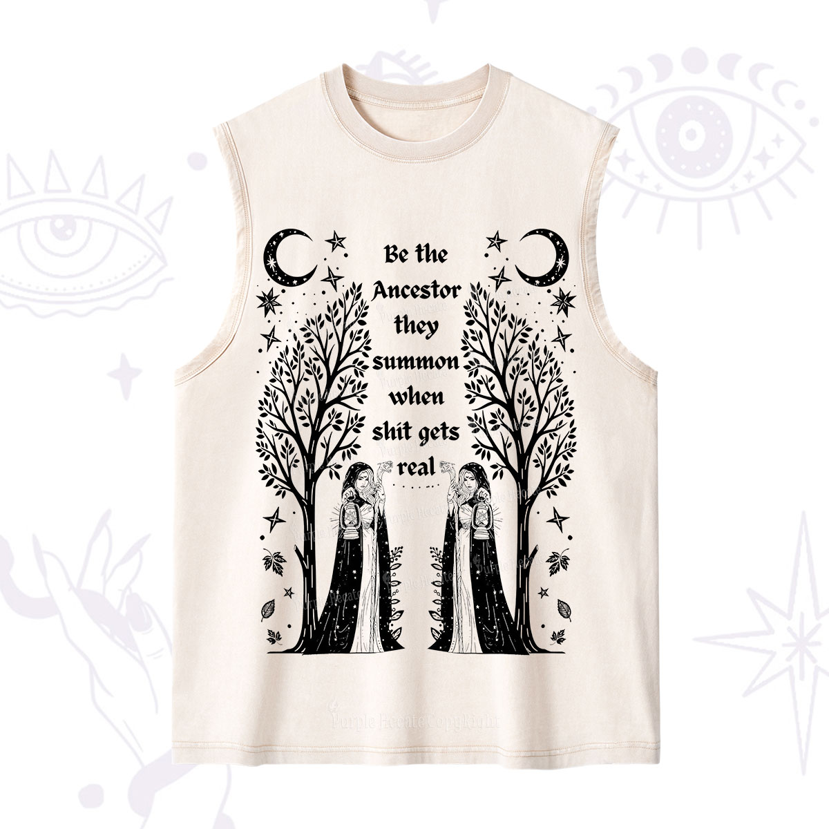 Purplehecate Be The Ancestor They Summon When Shit Gets Real Washed Tank