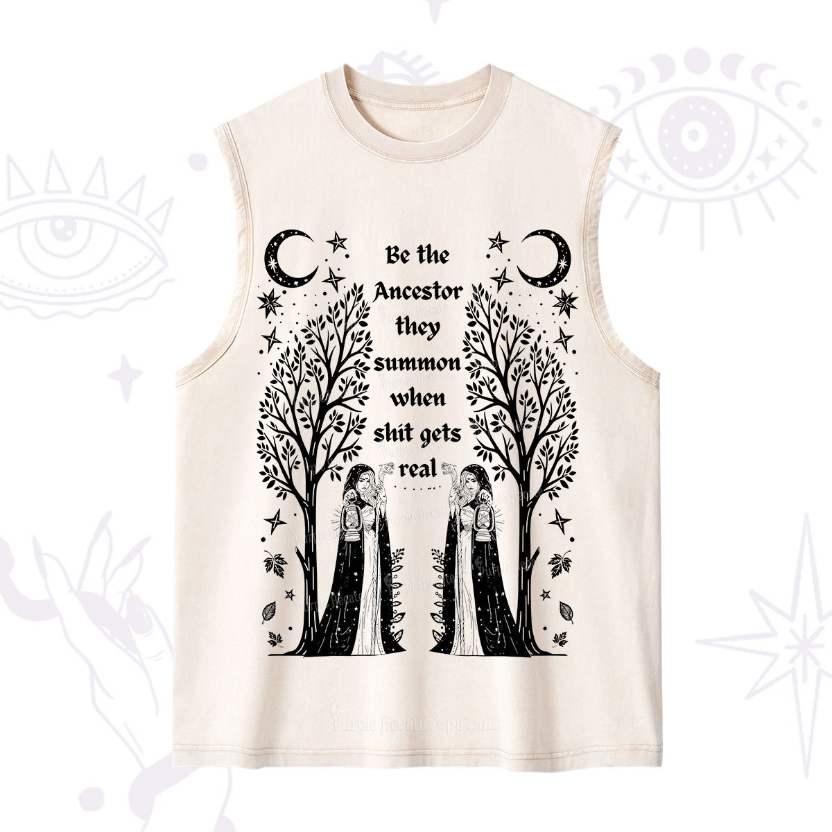 Purplehecate Be The Ancestor They Summon When Shit Gets Real Washed Tank