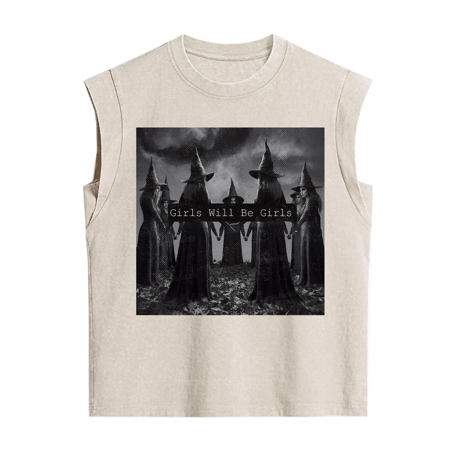 Purplehecate Vintage Girls Will Be Girls Witch Vintage Washed Tank