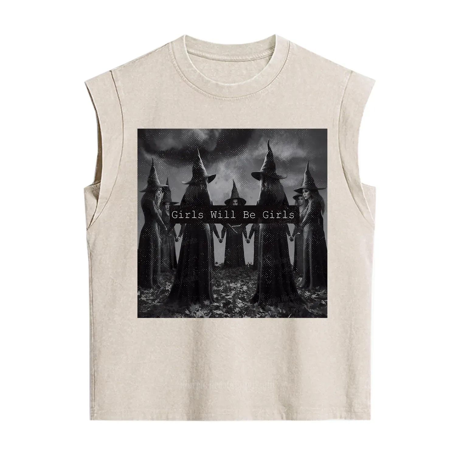 Purplehecate Vintage Girls Will Be Girls Witch Vintage Washed Tank