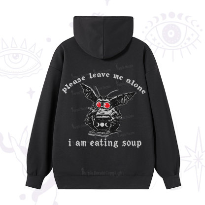 Purplehecate Mothman Eating Soup Hoodie