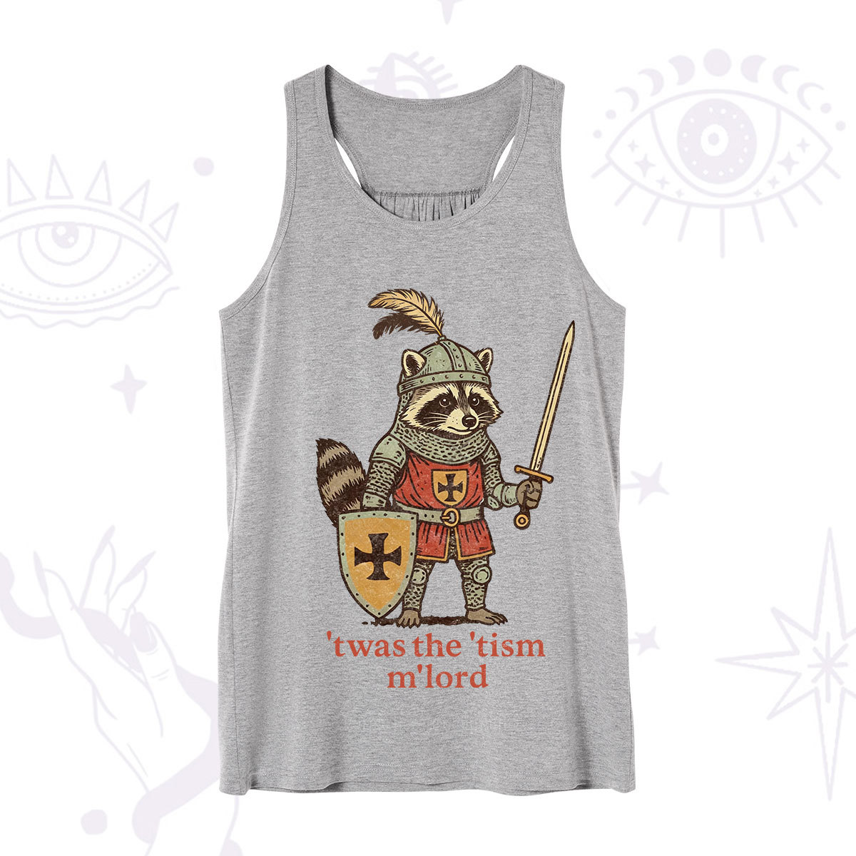 Purplehecate Raccoon Knight 'Twas The Tism M'Lord Tank