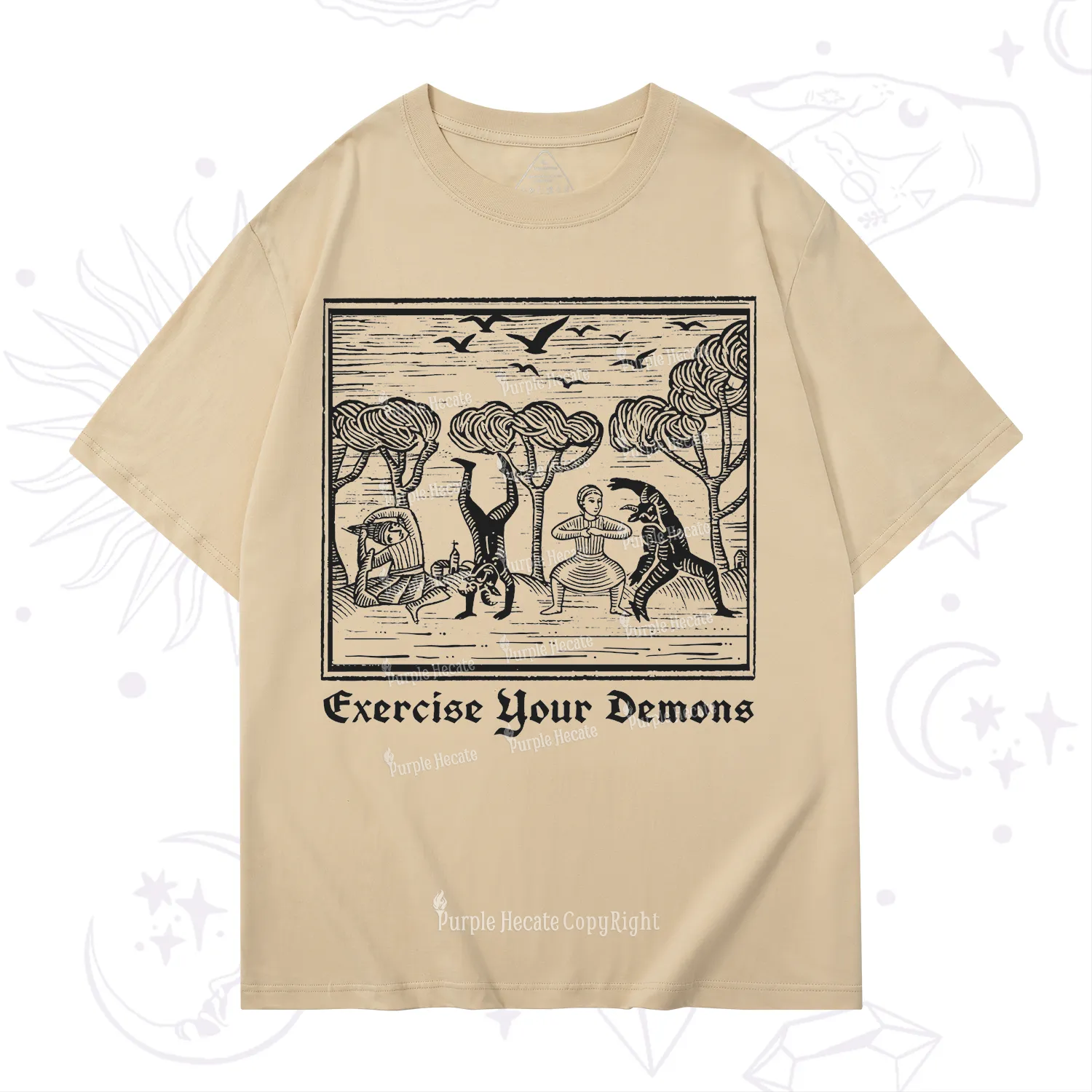 Purplehecate Exercise Your Demons T-Shirt