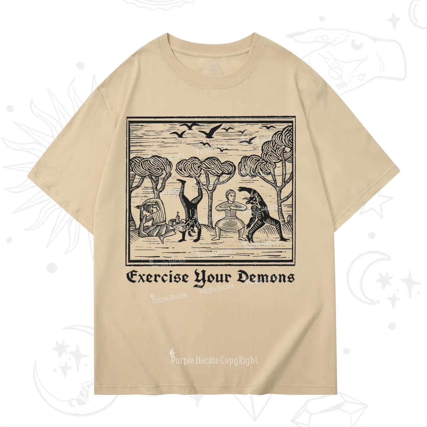 Purplehecate Exercise Your Demons T-Shirt