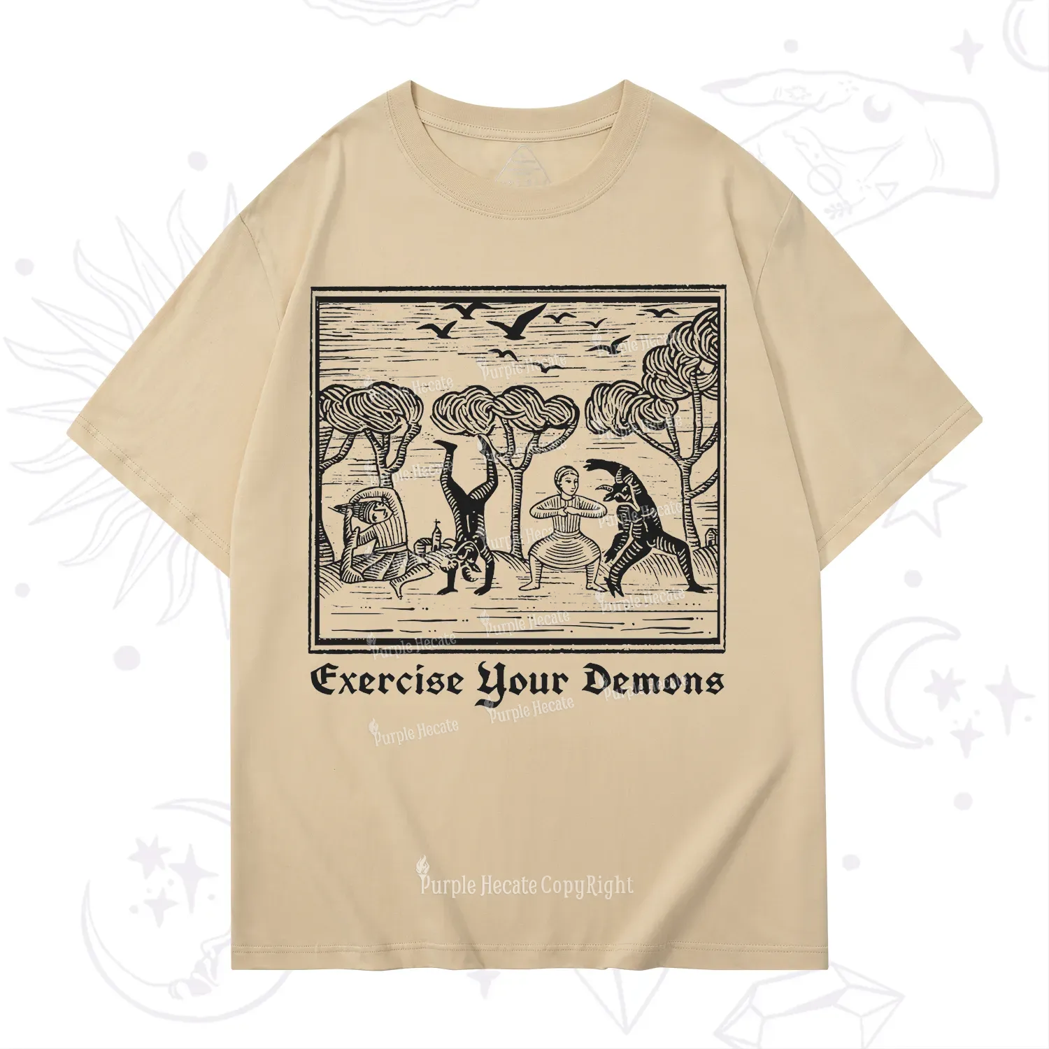 Purplehecate Exercise Your Demons T-Shirt