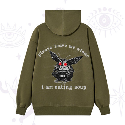 Purplehecate Mothman Eating Soup Hoodie