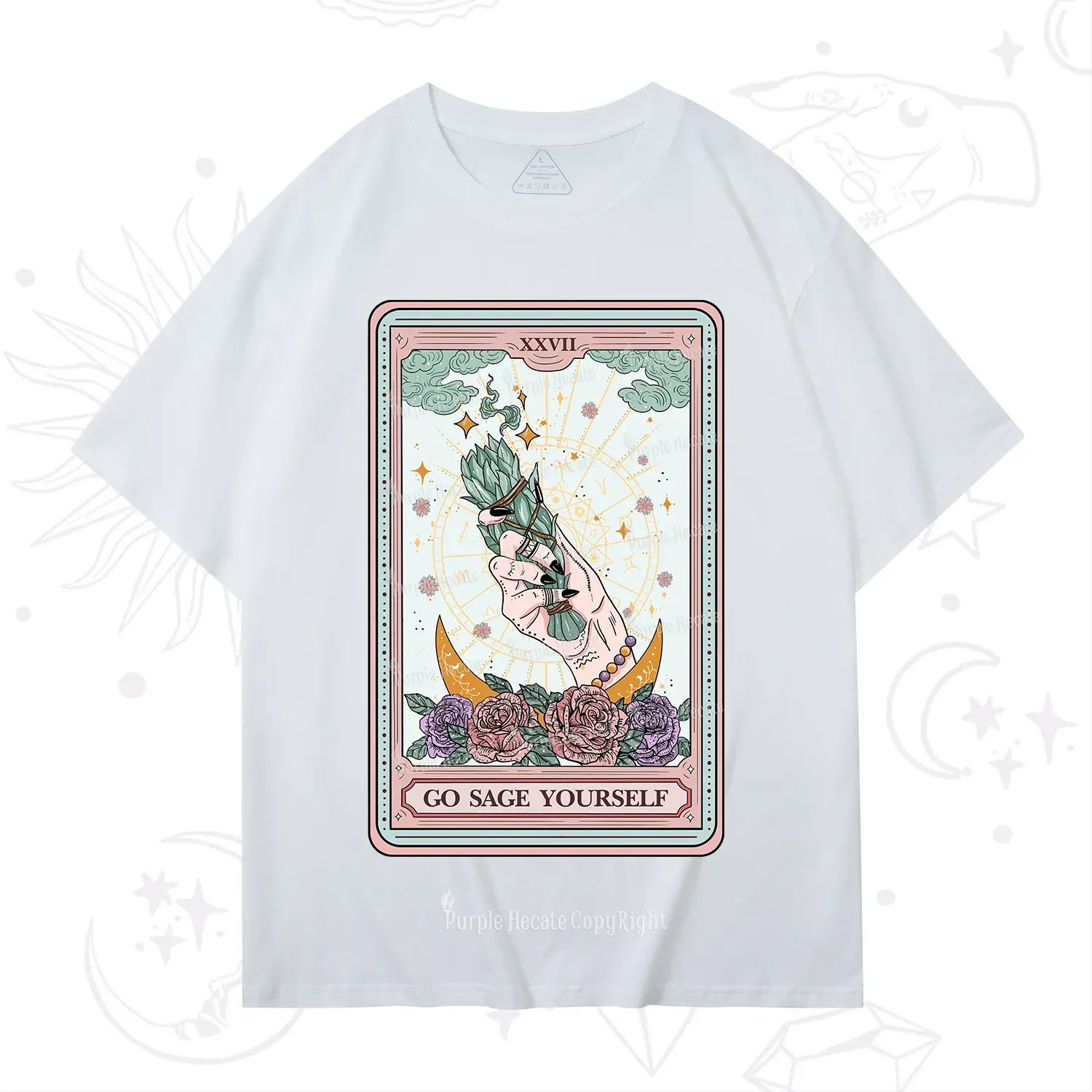 Purplehecate The Go Sage Yourself Tarot T-Shirt