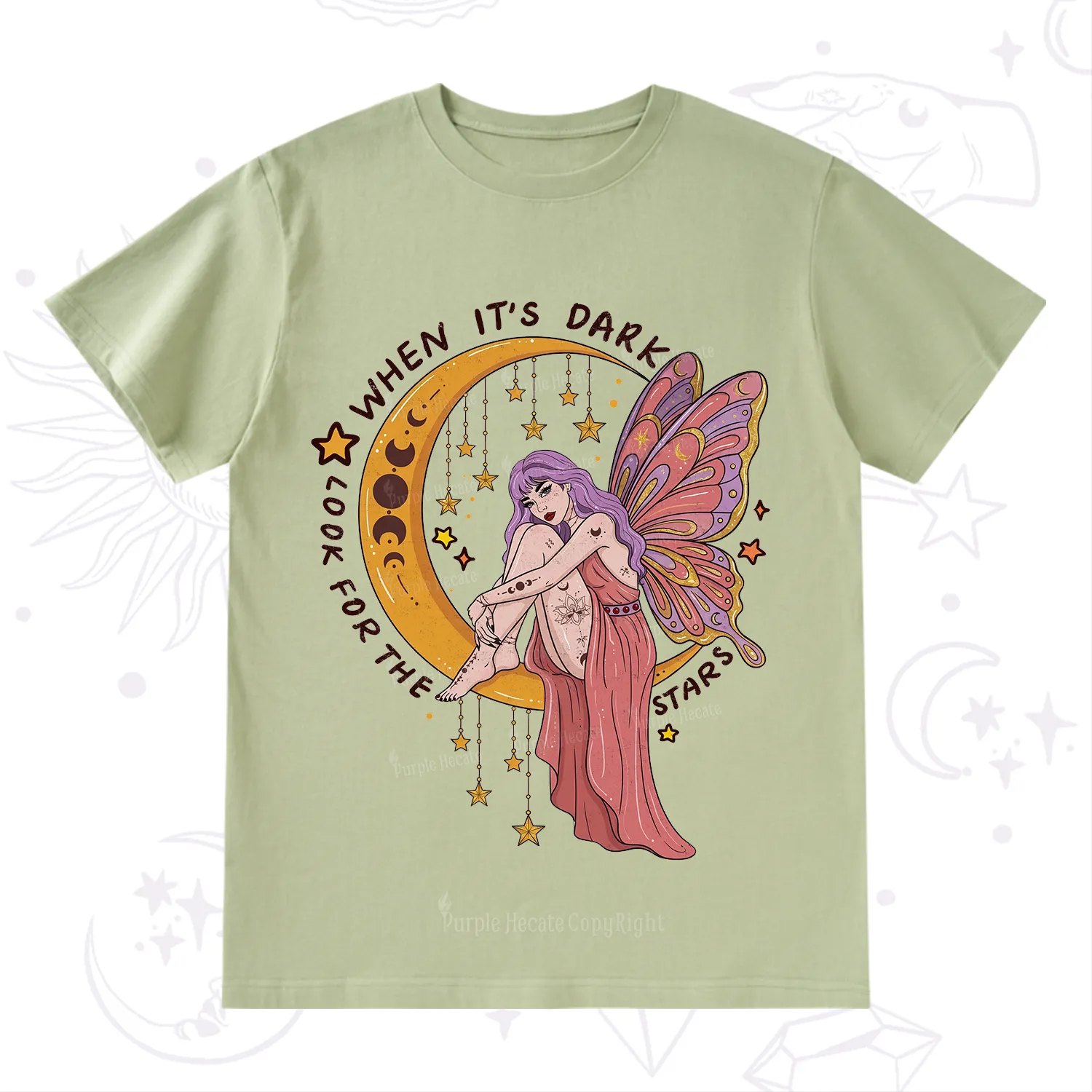Purplehecate Look For The Stars T-Shirt