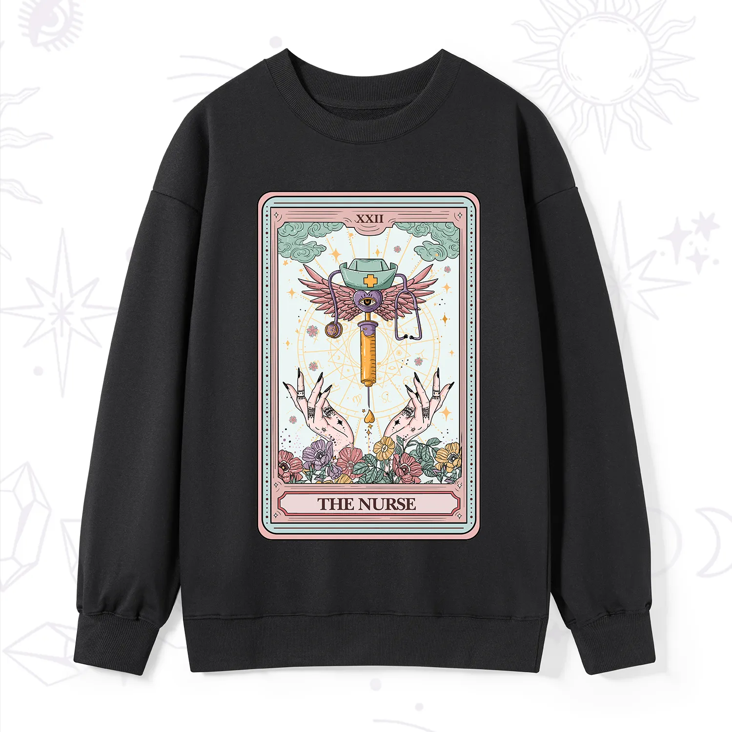 Purplehecate The ER Nurse Tarot Sweatshirt