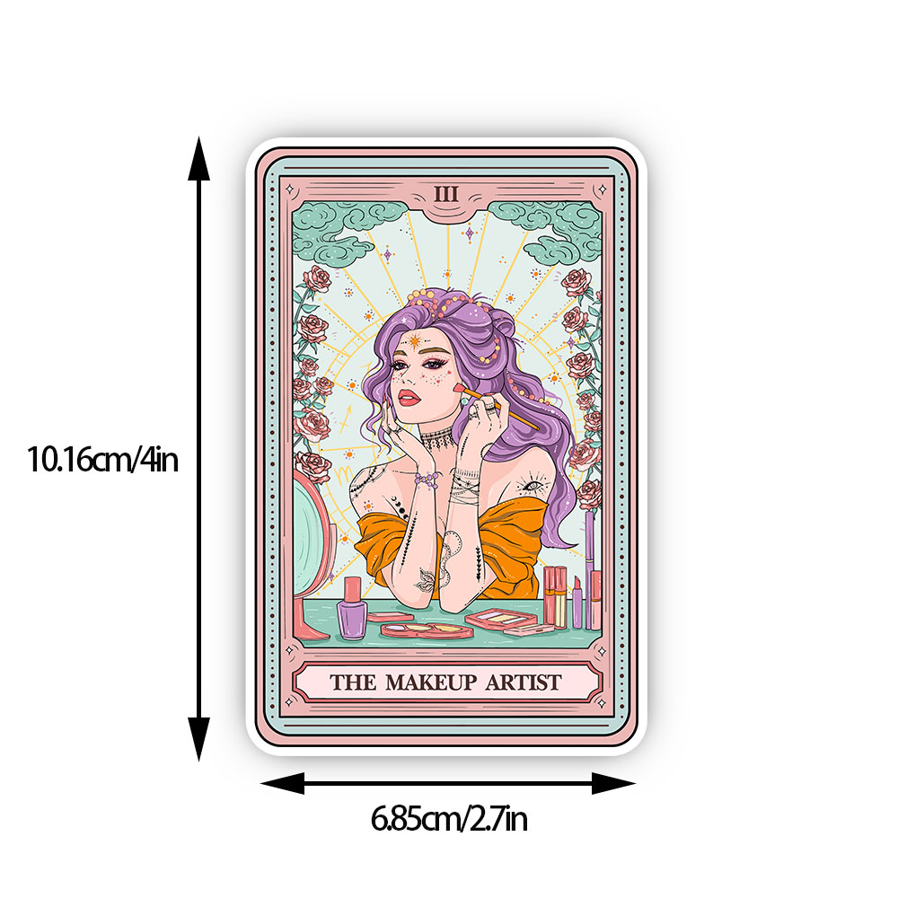 Purplehecate The Makeup Artist Tarot Sticker
