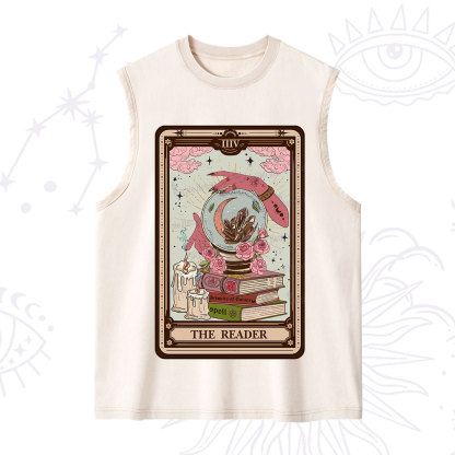 Purplehecate The Reader Tarot Witch Vibes Washed Tank