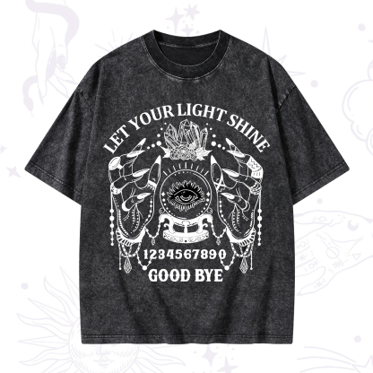 Purplehecate Let Your Light Shine Washed T-Shirt