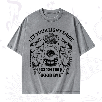 Purplehecate Let Your Light Shine Washed T-Shirt