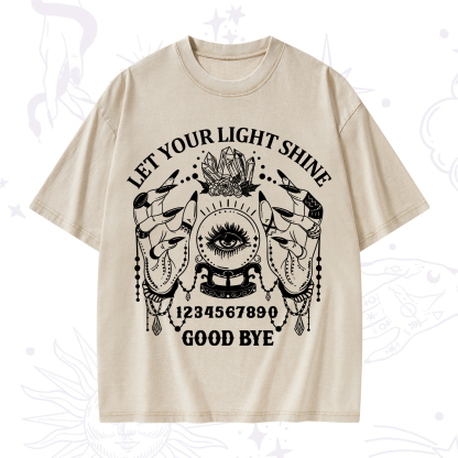 Purplehecate Let Your Light Shine Washed T-Shirt