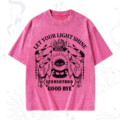 Purplehecate Let Your Light Shine Washed T-Shirt