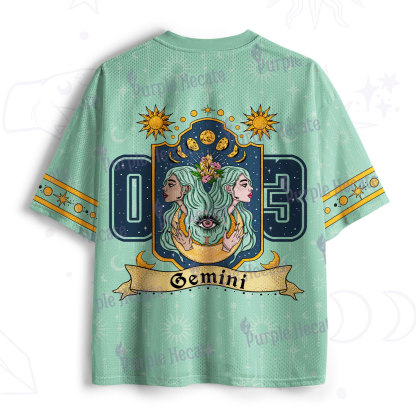 Purplehecate Gemini Spirit Zodiac Mesh Jersey