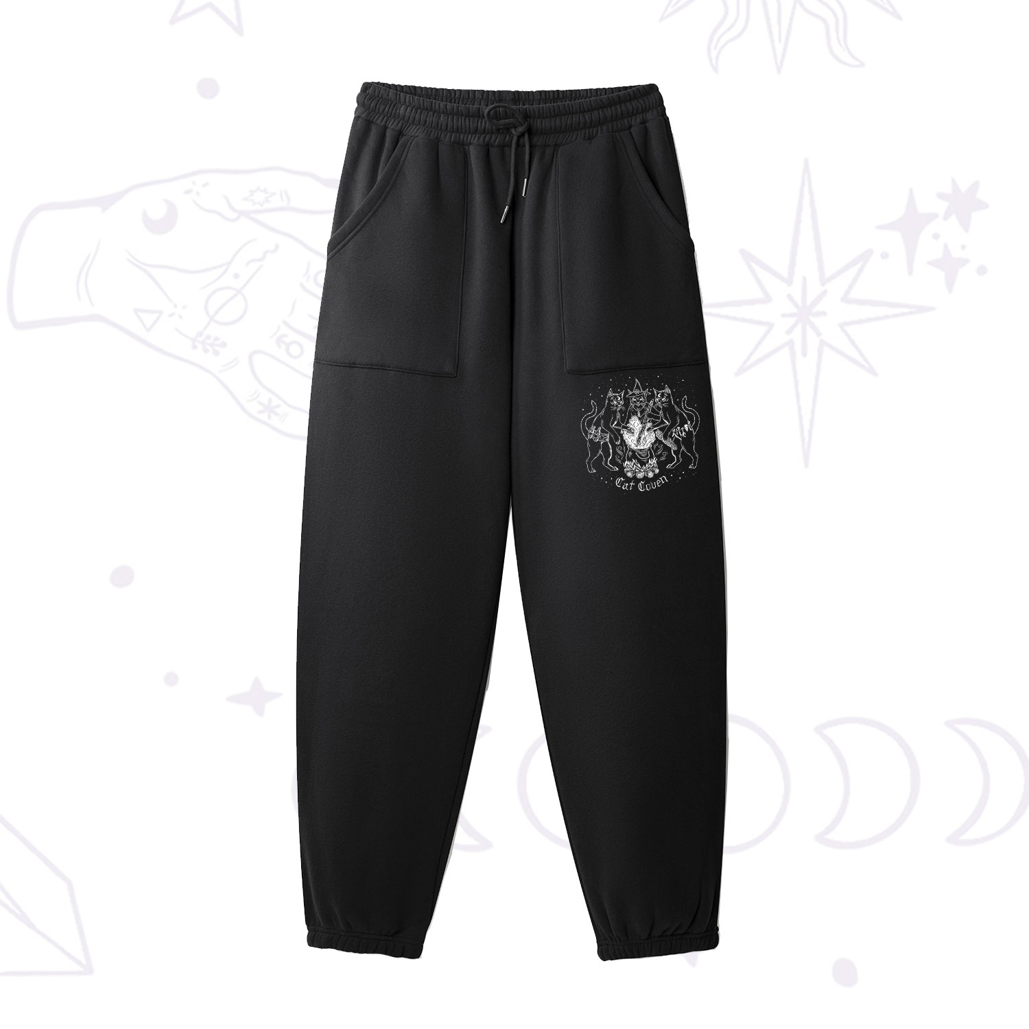 Purplehecate Cat Coven Fleece Sweatpants