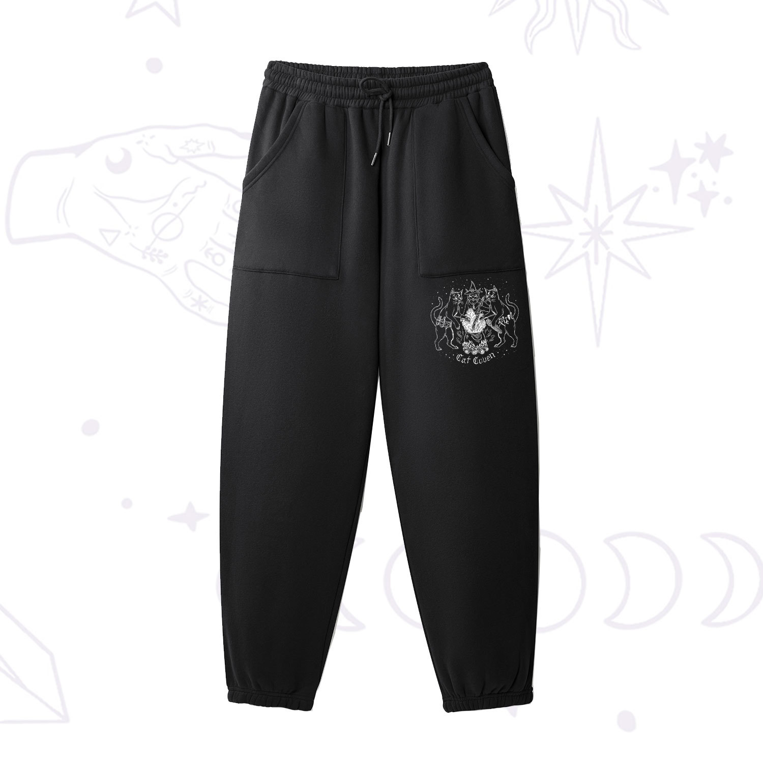 Purplehecate Cat Coven Fleece Sweatpants
