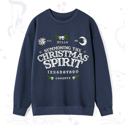 Purplehecate Summon The Christmas Spirit Sweatshirt
