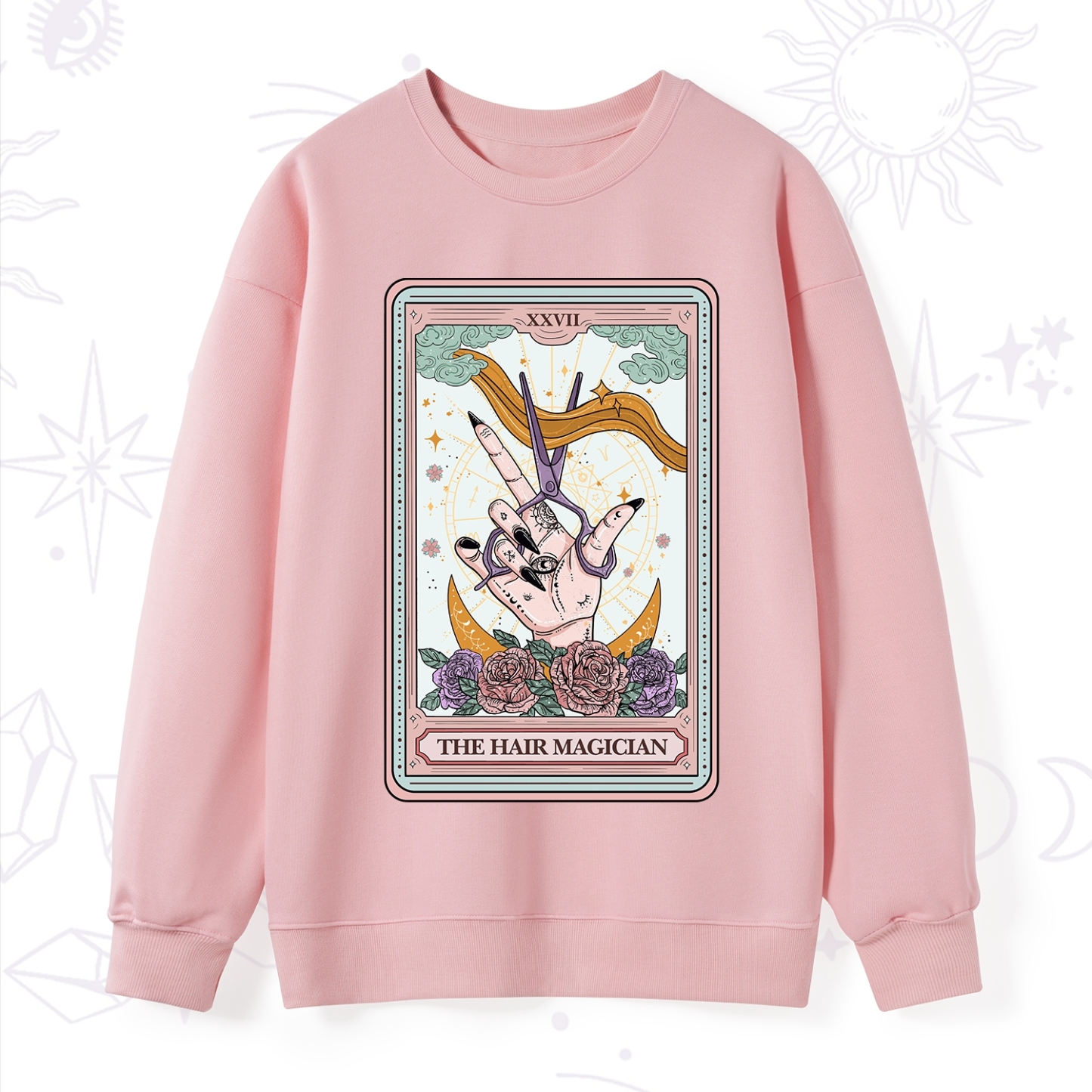 Purplehecate The Hair Magician Tarot Sweatshirt