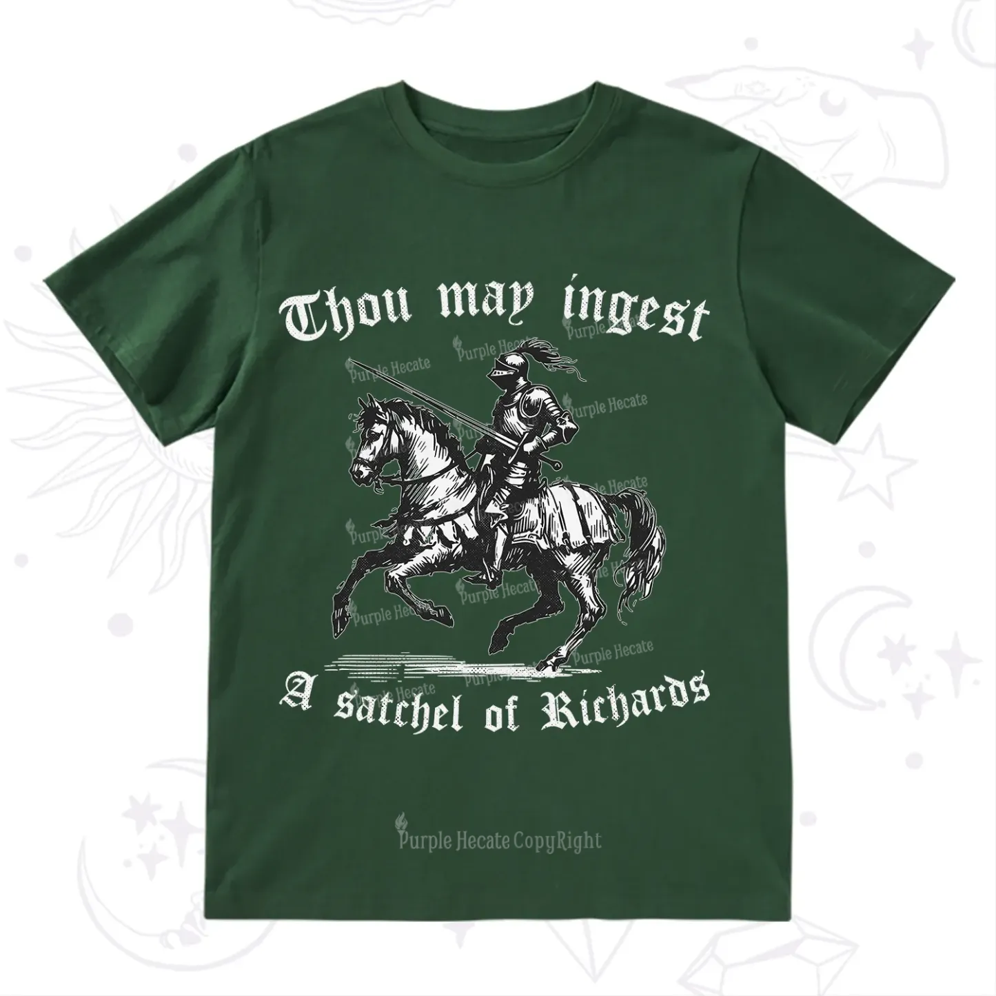 Purplehecate Thou May Ingest A Satchel of Richards T-Shirt