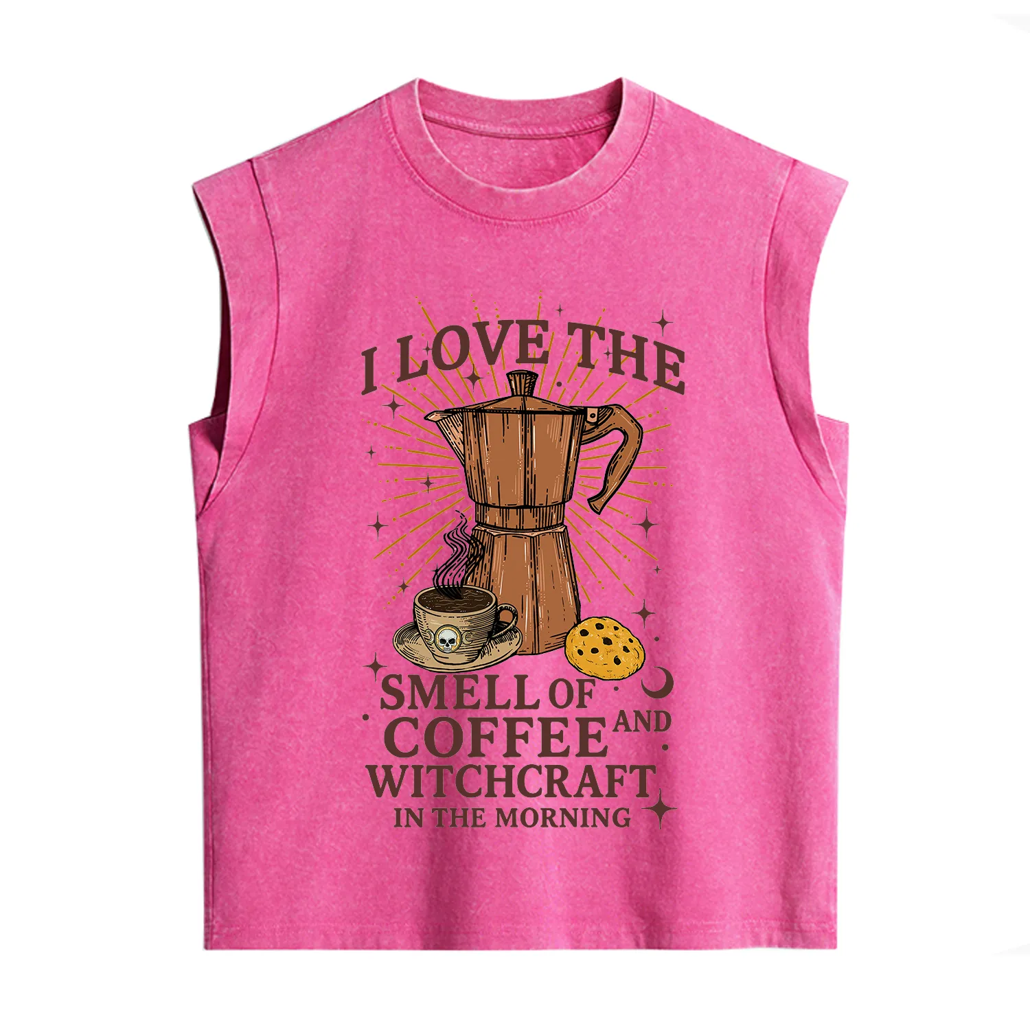 Purplehecate I Love The Smell Of Coffee And Witchcraft In The Morning Vintage Washed Tank
