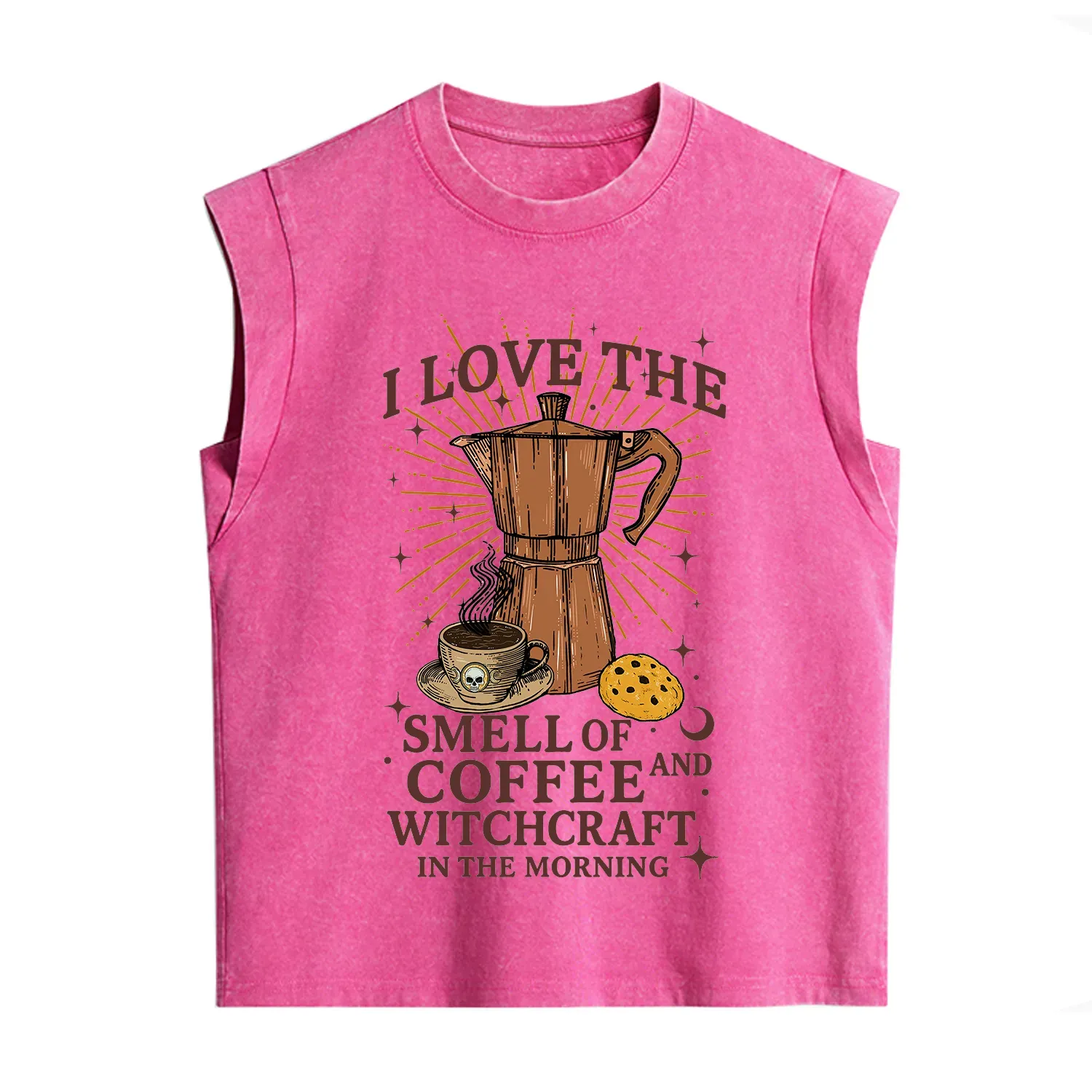 Purplehecate I Love The Smell Of Coffee And Witchcraft In The Morning Vintage Washed Tank