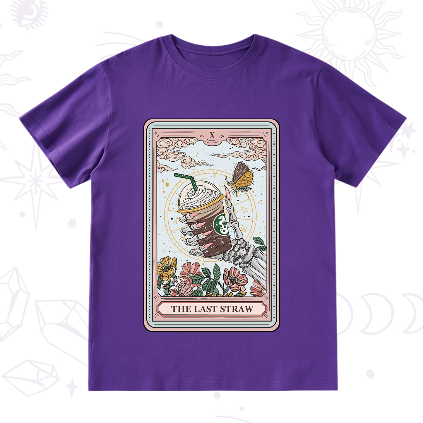 Purplehecate The Last Straw Tarot T-Shirt
