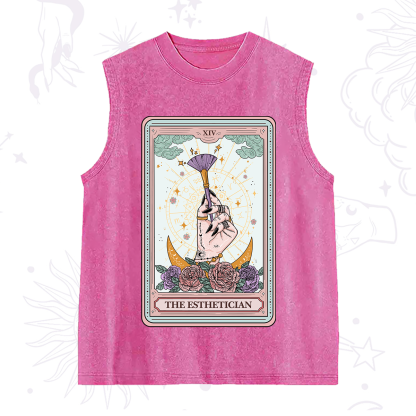 Purplehecate The Esthetician Tarot Card Washed Tank