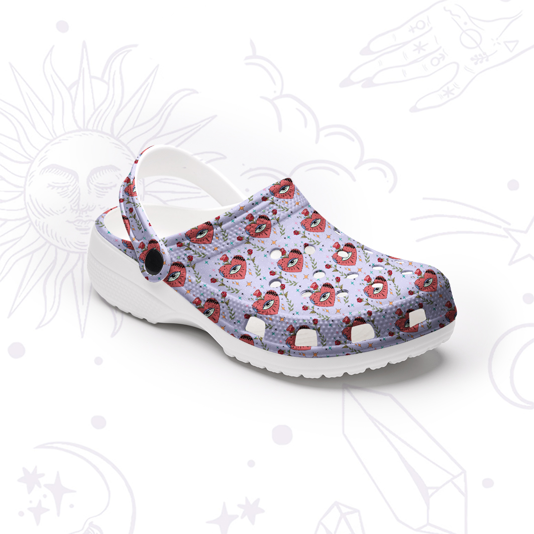 Purplehecate Mystic Eye Rubber Clogs