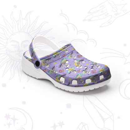 Purplehecate Book Lover Rubber Clogs