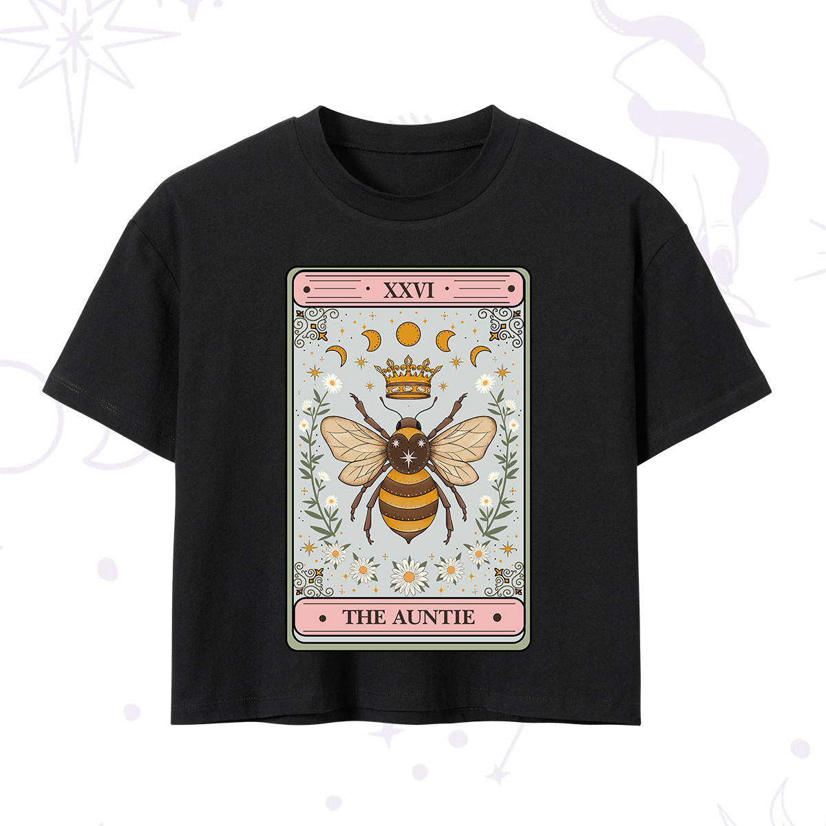Purplehecate The Auntie Tarot Crop T-Shirt