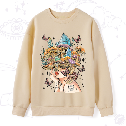 Purplehecate Crystal Goddess Sweatshirt