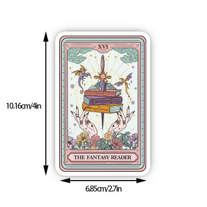 Purplehecate The Fantasy Reader Tarot Sticker