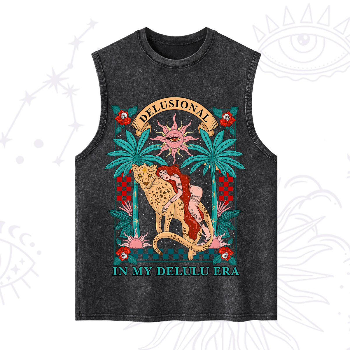 Purplehecate In My Delulu Era Washed Tank