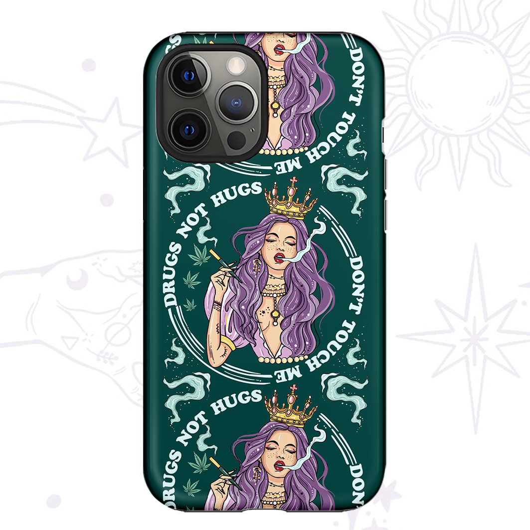 Purplehecate Drugs Not Hugs Phone Case