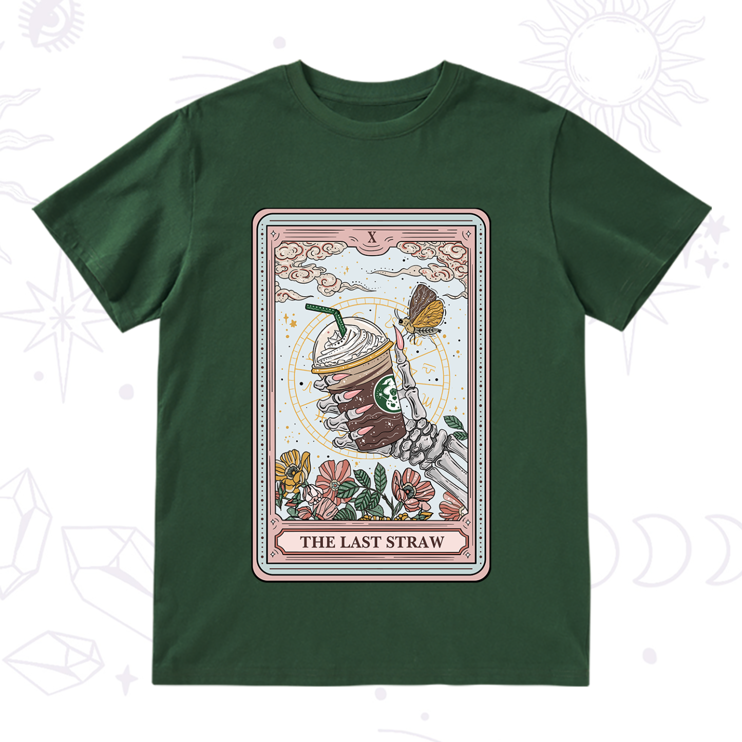 Purplehecate The Last Straw Tarot T-Shirt