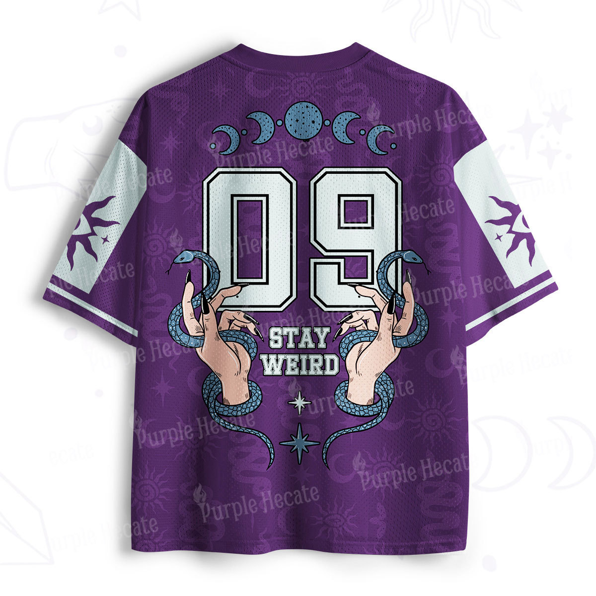 Purplehecate Stay Weird Mesh Jersey