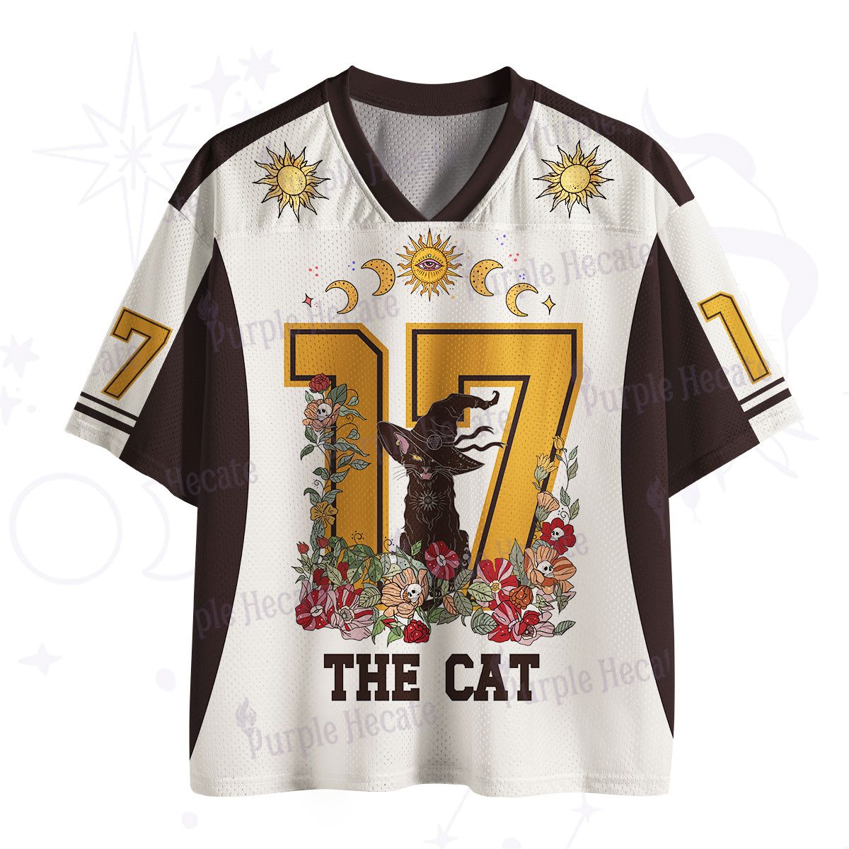 Purplehecate The Black Cat Mesh Jersey