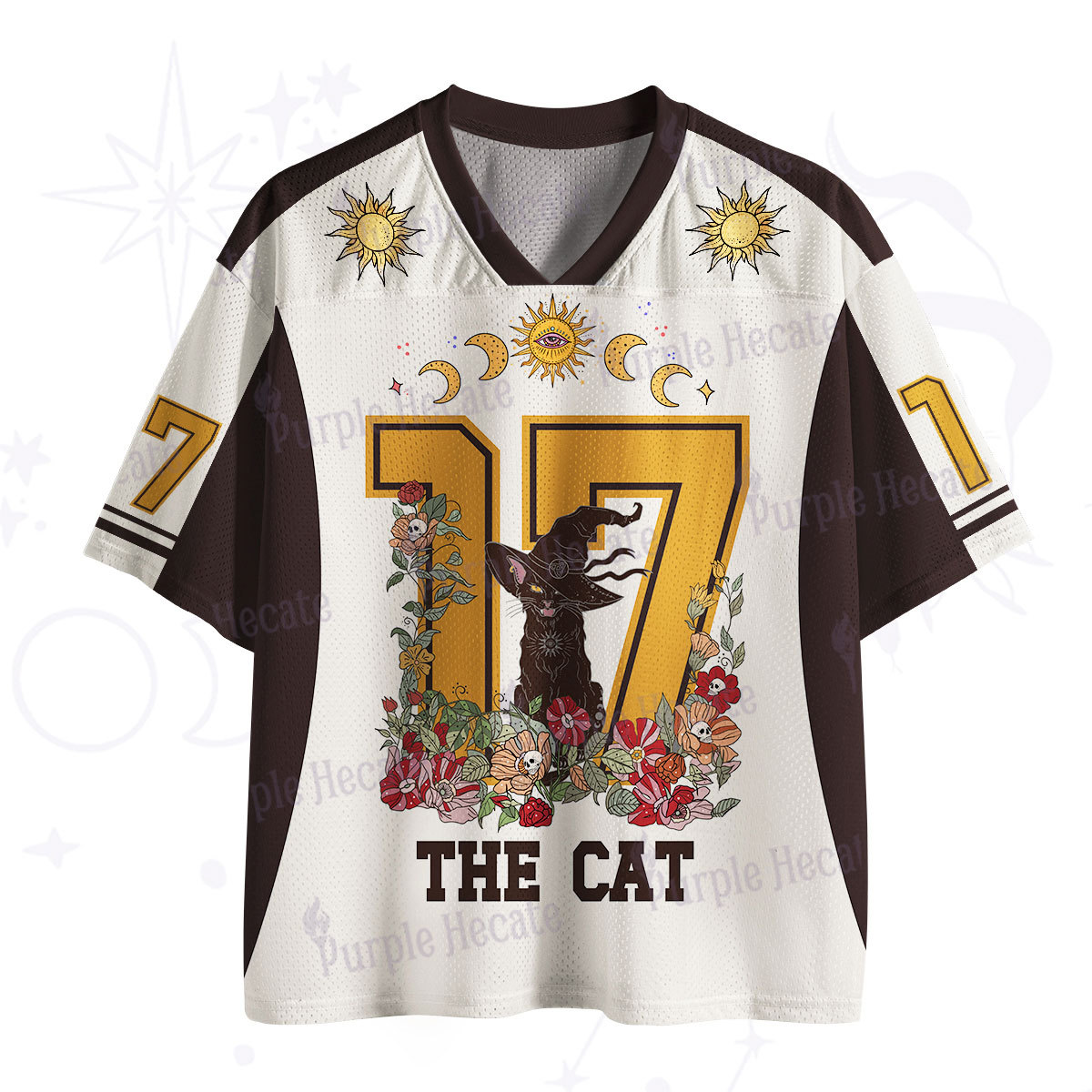 Purplehecate The Black Cat Mesh Jersey