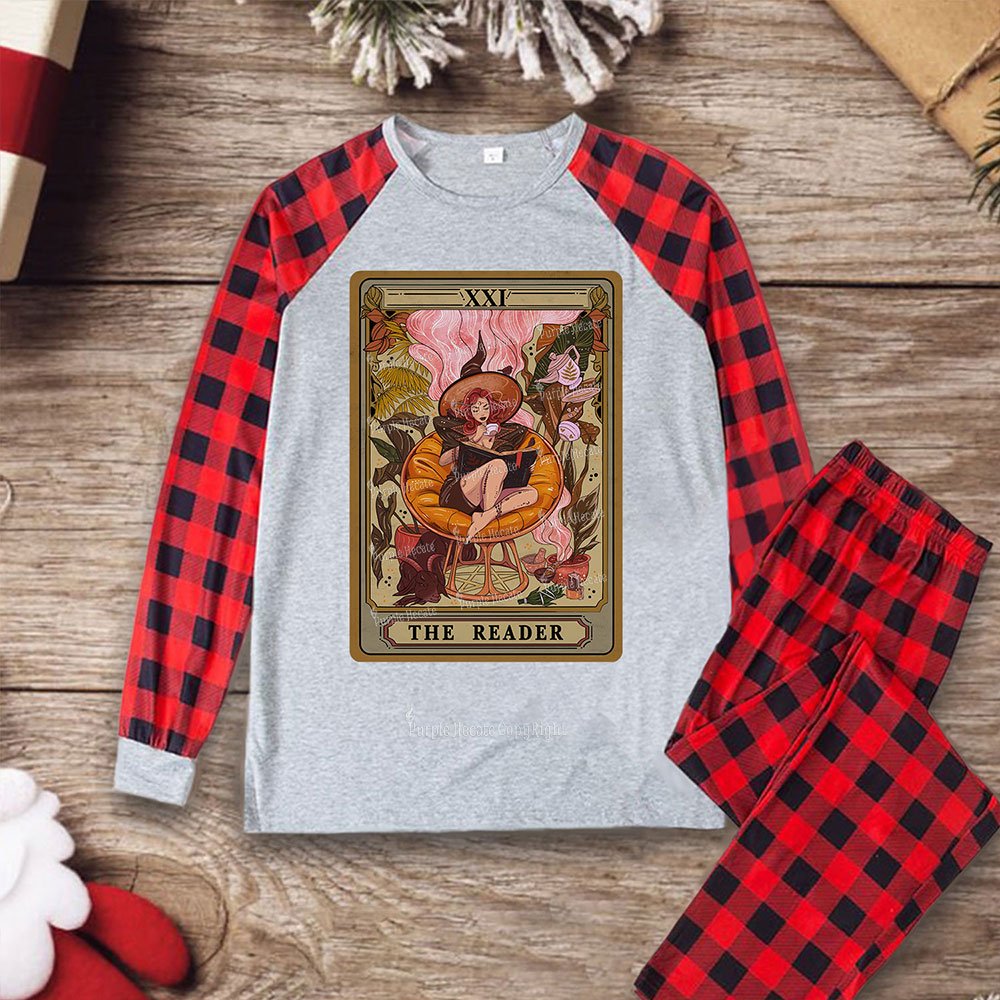 Purplehecate The Reader Tarot Card Christmas Pajamas