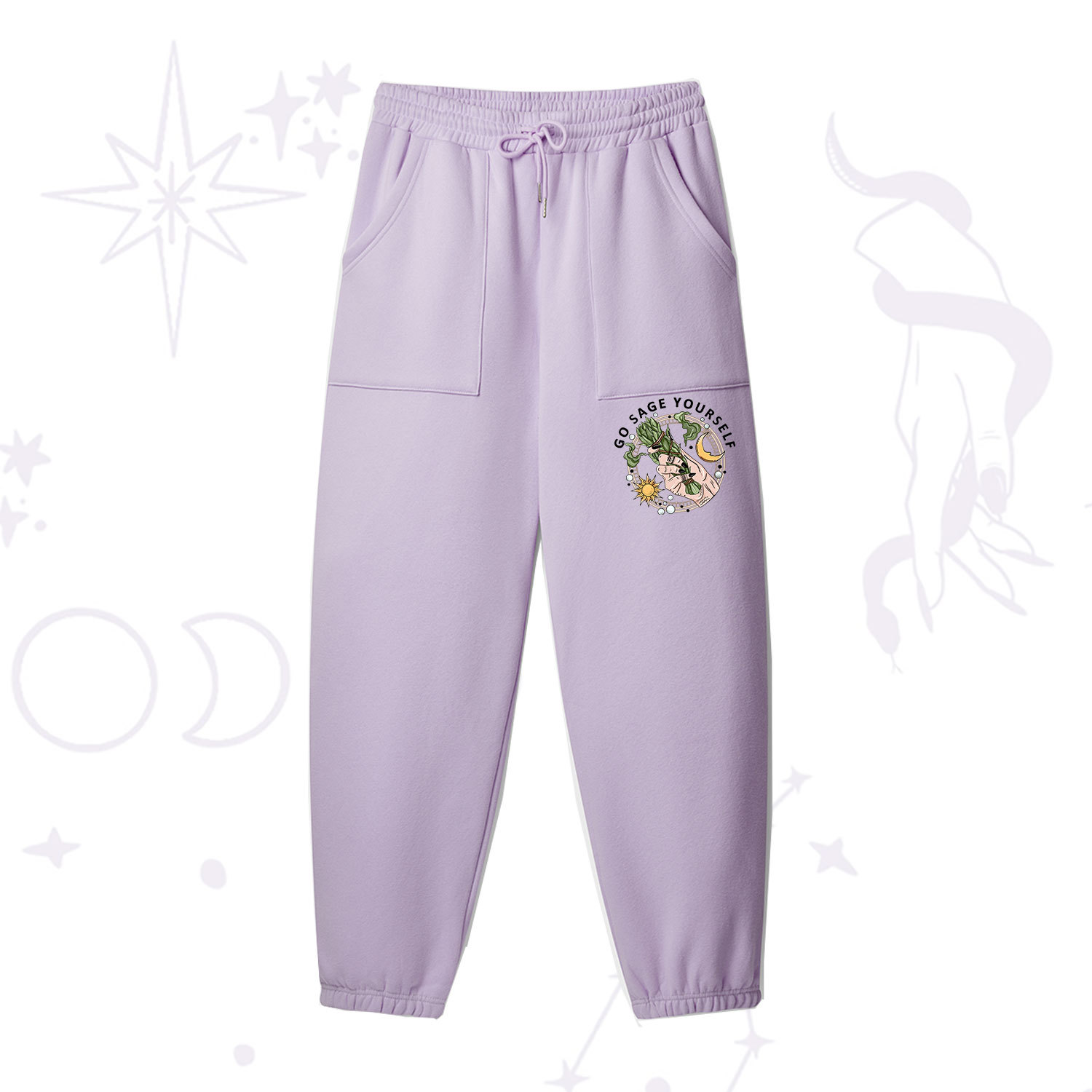 Purplehecate Go Sage Yourself Fleece Sweatpants