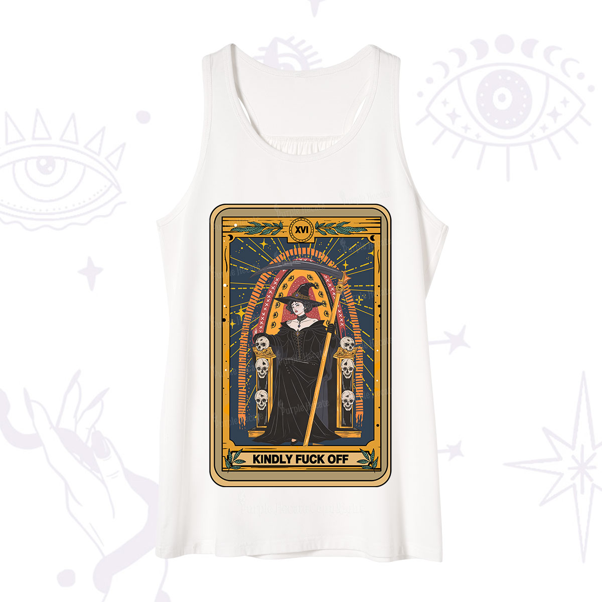 Purplehecate The Kindly Fuck Off Tarot Tank