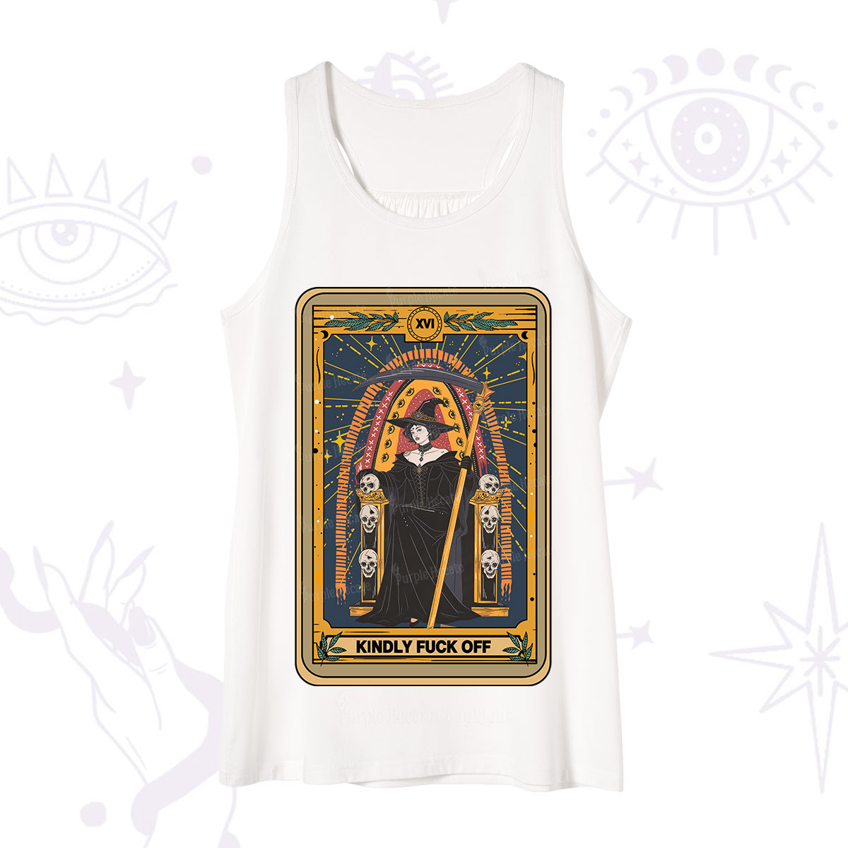 Purplehecate The Kindly Fuck Off Tarot Tank