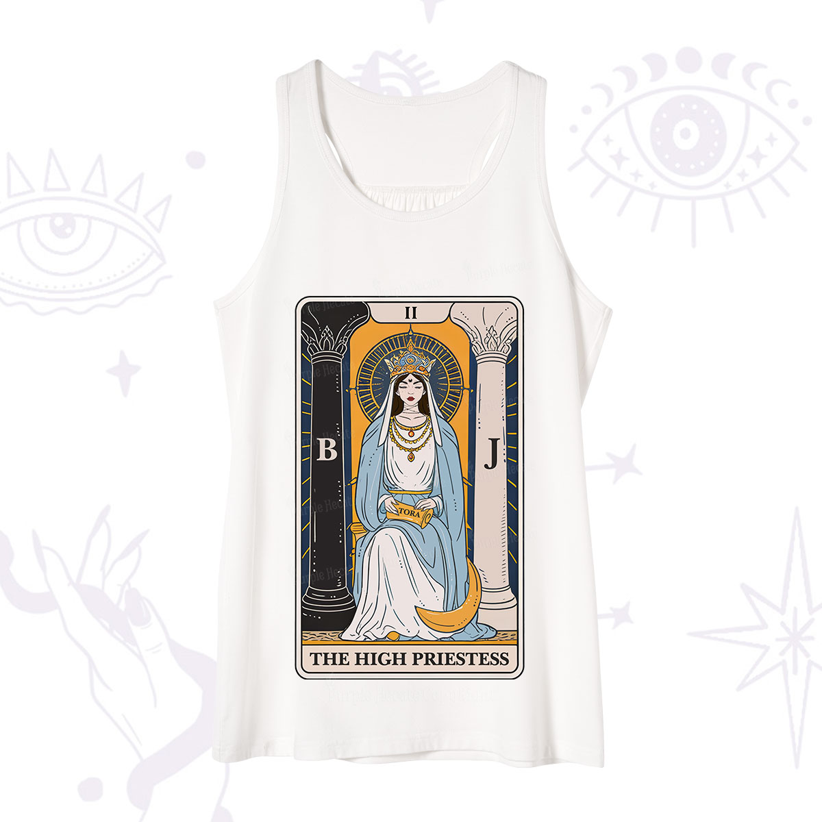 Purplehecate The High Priestess Tarot Card Tank