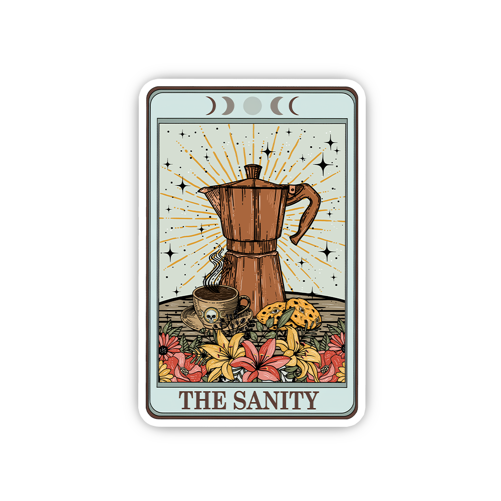 Purplehecate The Sanity Tarot Sticker