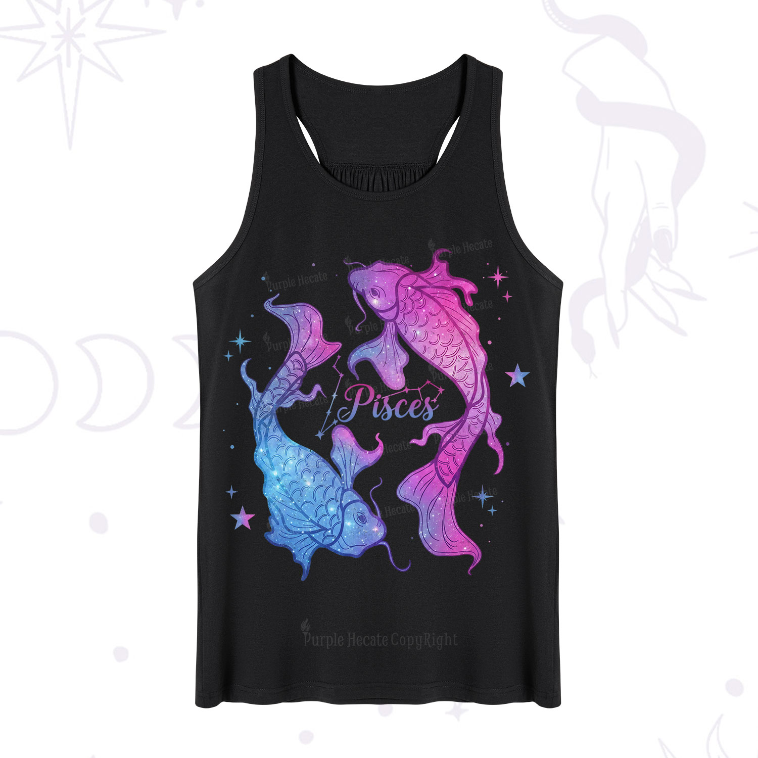 Purplehecate Pisces Zodiac Tank